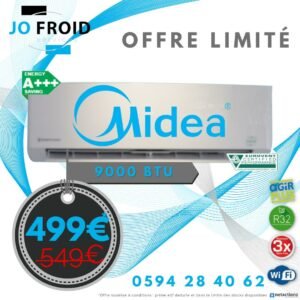 MIDÉA 9000 btu A+++